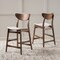 GDFStudio Molle Mid Century Design 24-Inch Counter Stools (Set of 2)